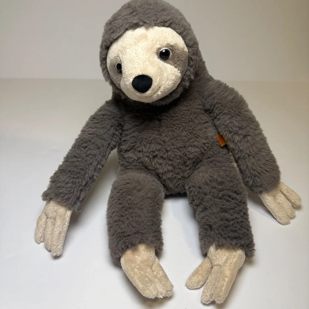 Steiff Sanny Sloth Teddy Bear Soft Cuddly Friends #056383